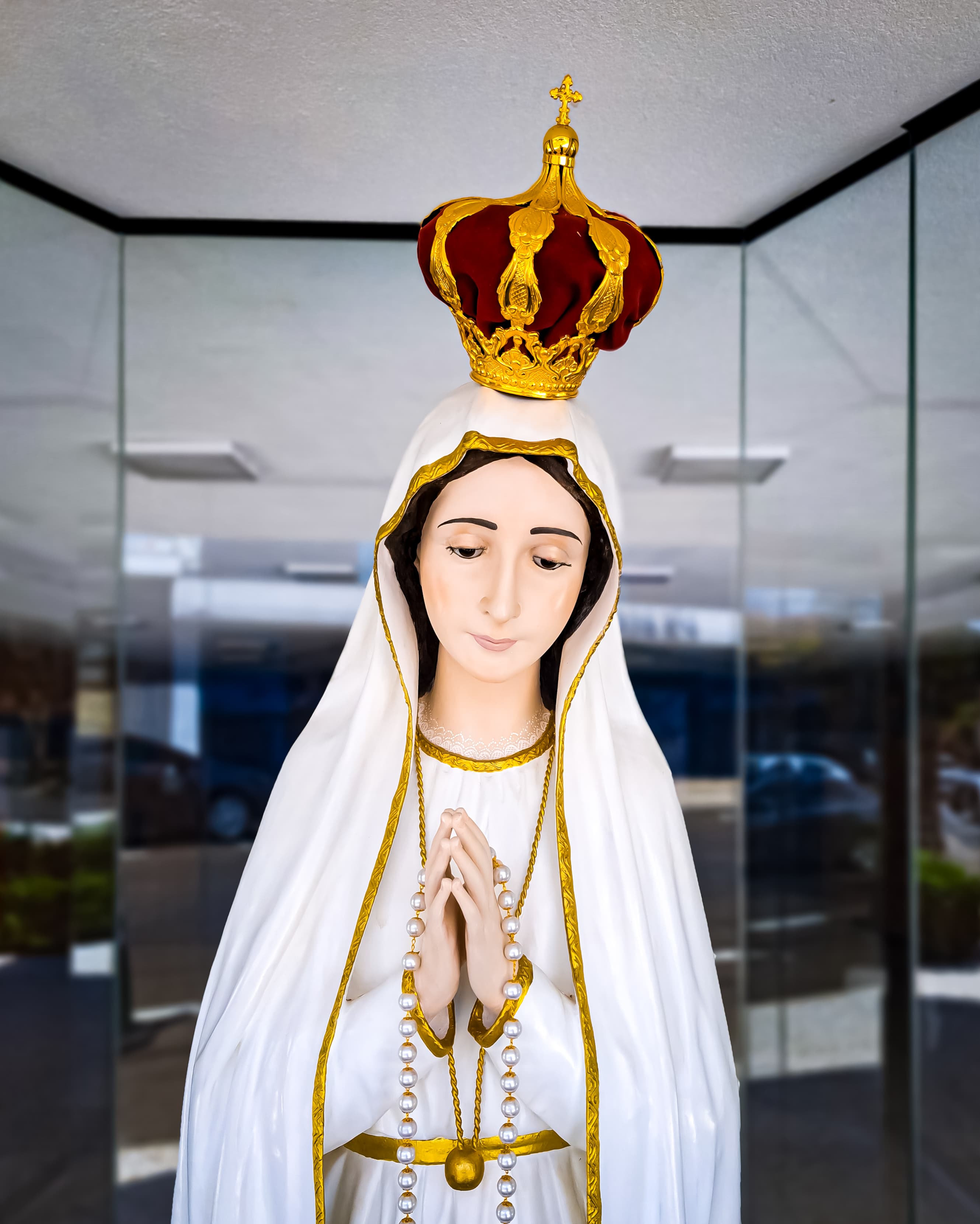 Imagem de nossa senhora, na paroquia de Nossa Senhora de Fátima São Carlos