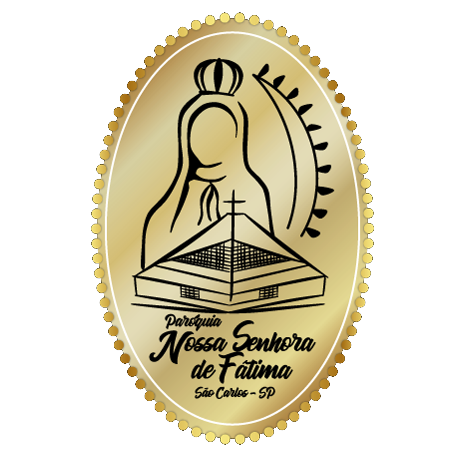 Logo da igreja nossa senhora de fatima