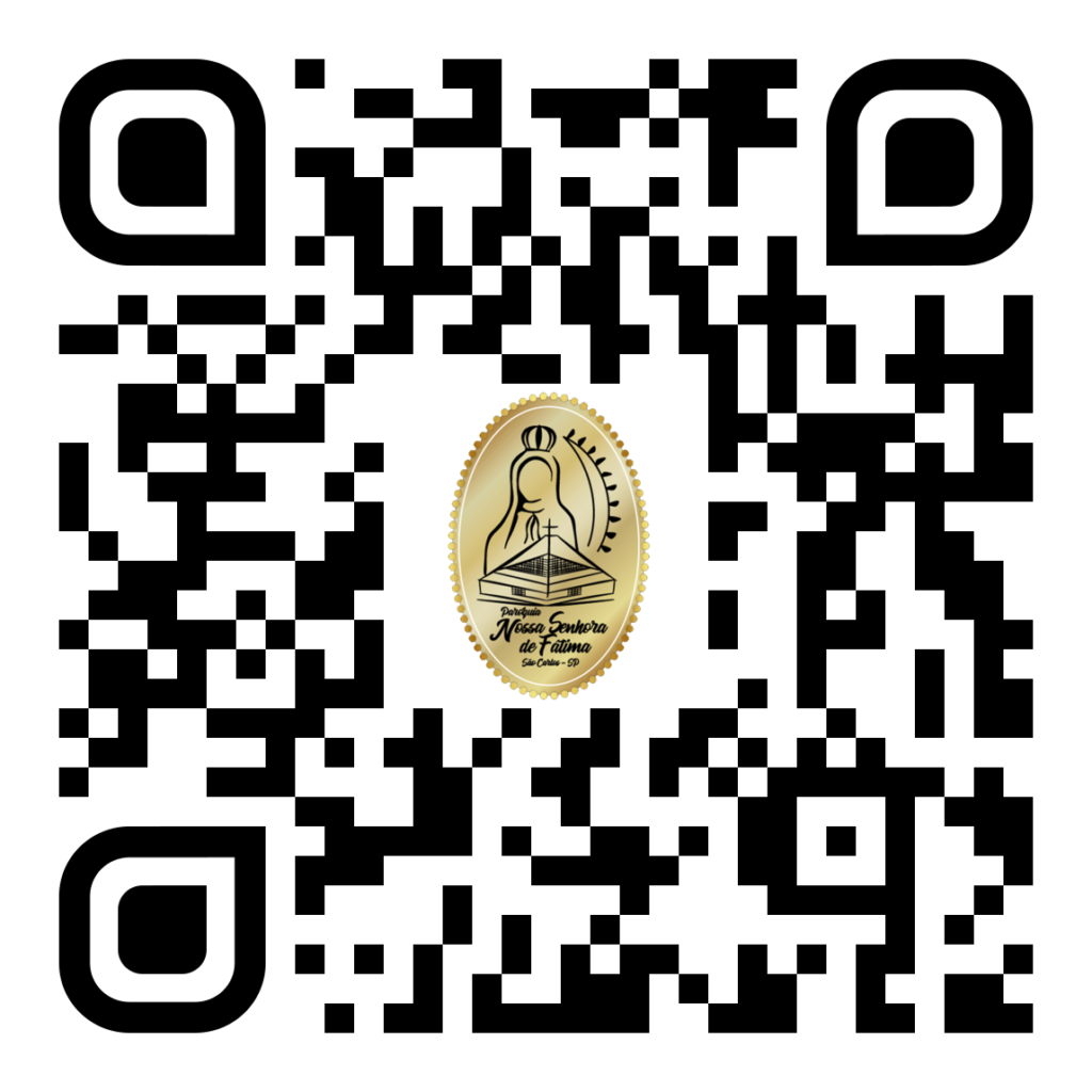 QR Code de doação para paroquia de Nossa Senhora de Fátima